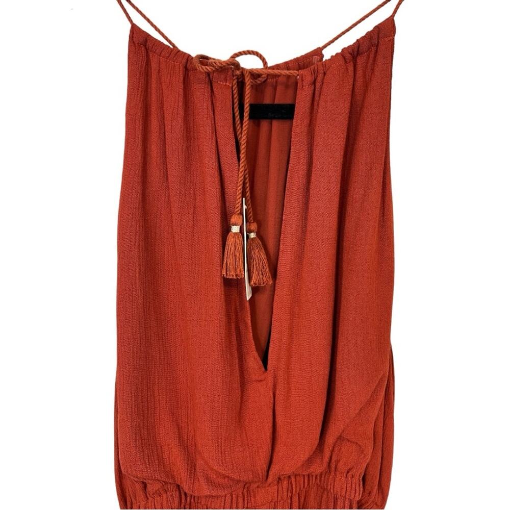 Anthropology Elevenses Burnt Orange North Beach Jumpsuit NWT - Picture 5 of 16